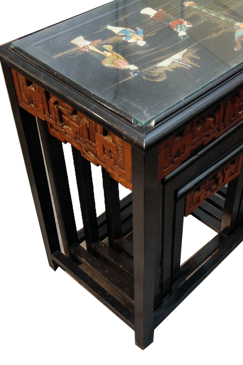 Chinese Inspired Nesting Tables