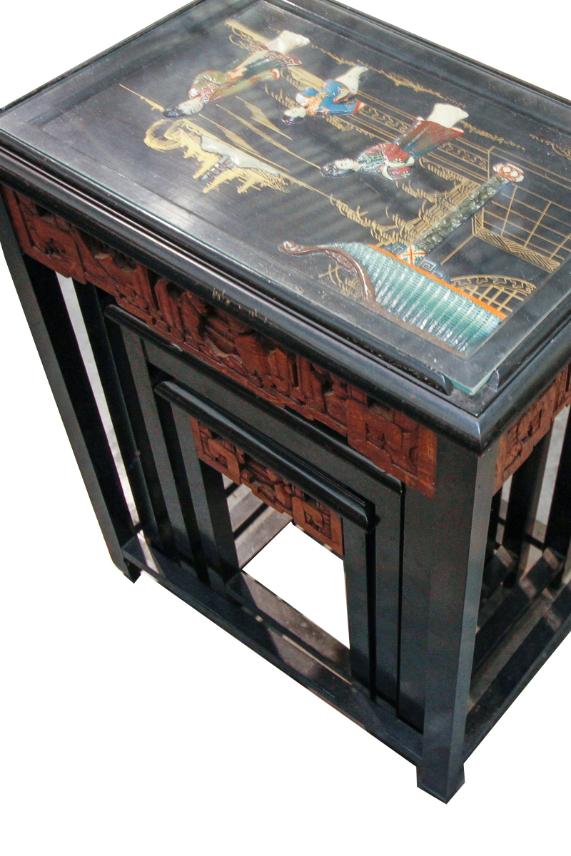 Chinese Inspired Nesting Tables