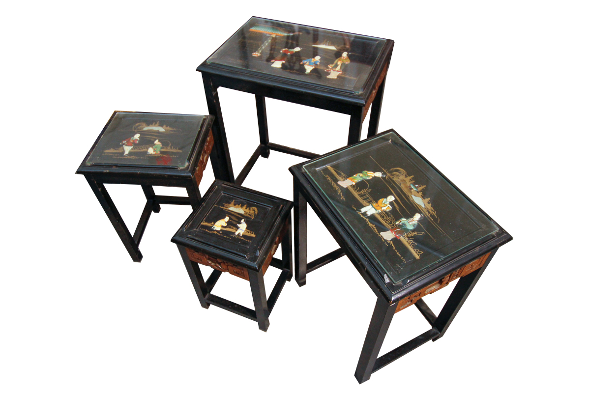 Chinese Inspired Nesting Tables
