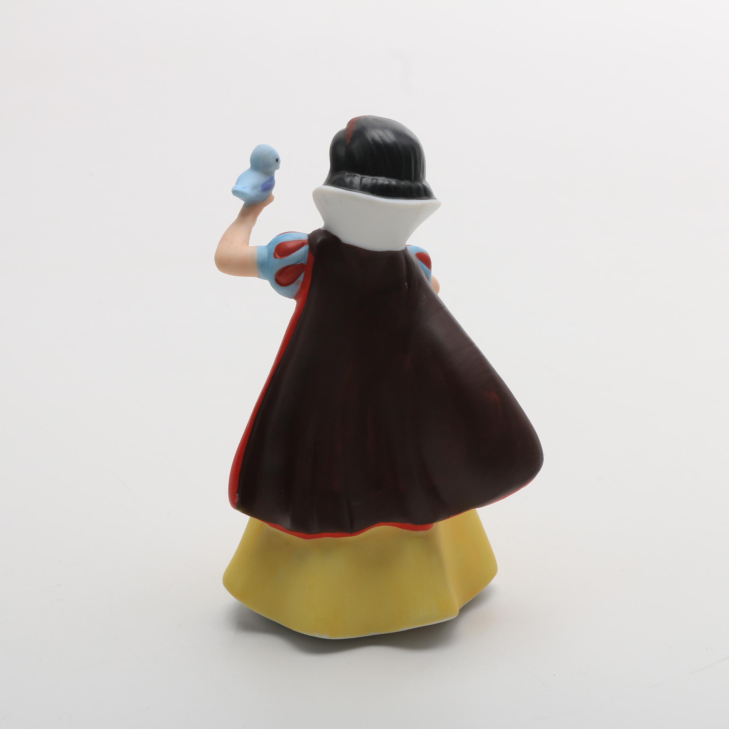 Assorted Disney  Schmid Figurines, Bradford Plate and Spice Jar