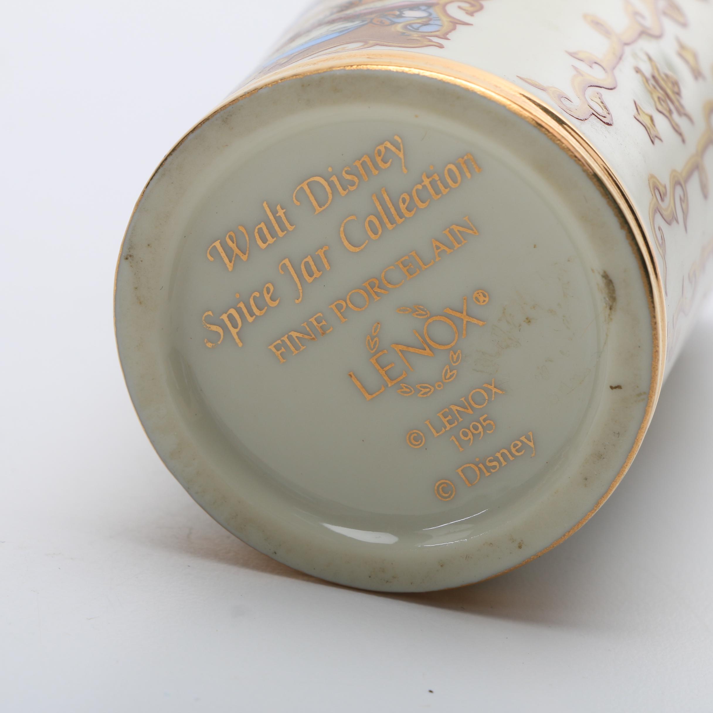 Assorted Disney  Schmid Figurines, Bradford Plate and Spice Jar