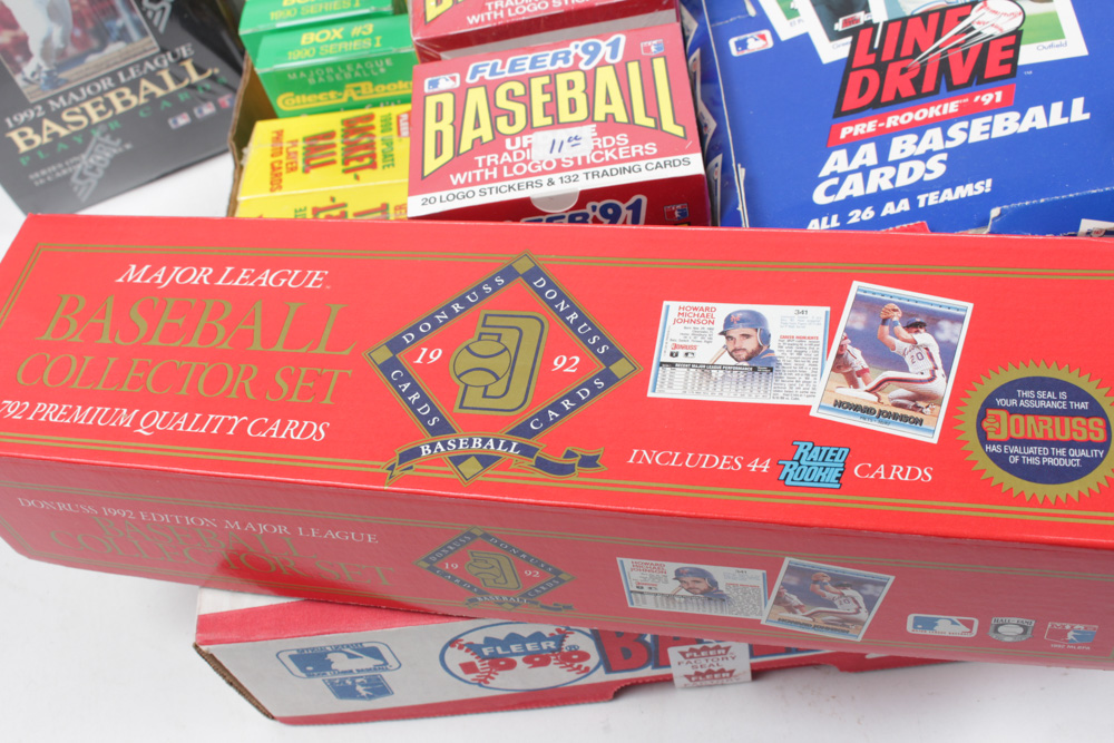 1990s Sealed Baseball Trading Card Sets