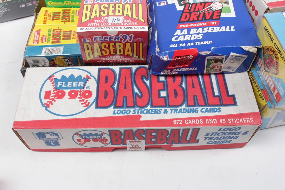 1990s Sealed Baseball Trading Card Sets