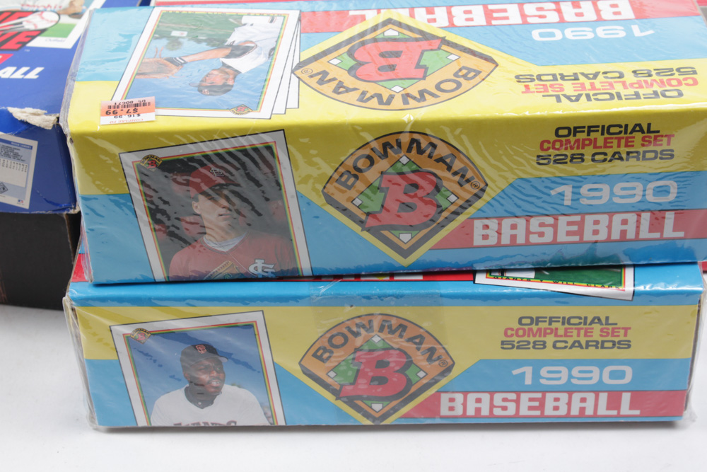 1990s Sealed Baseball Trading Card Sets