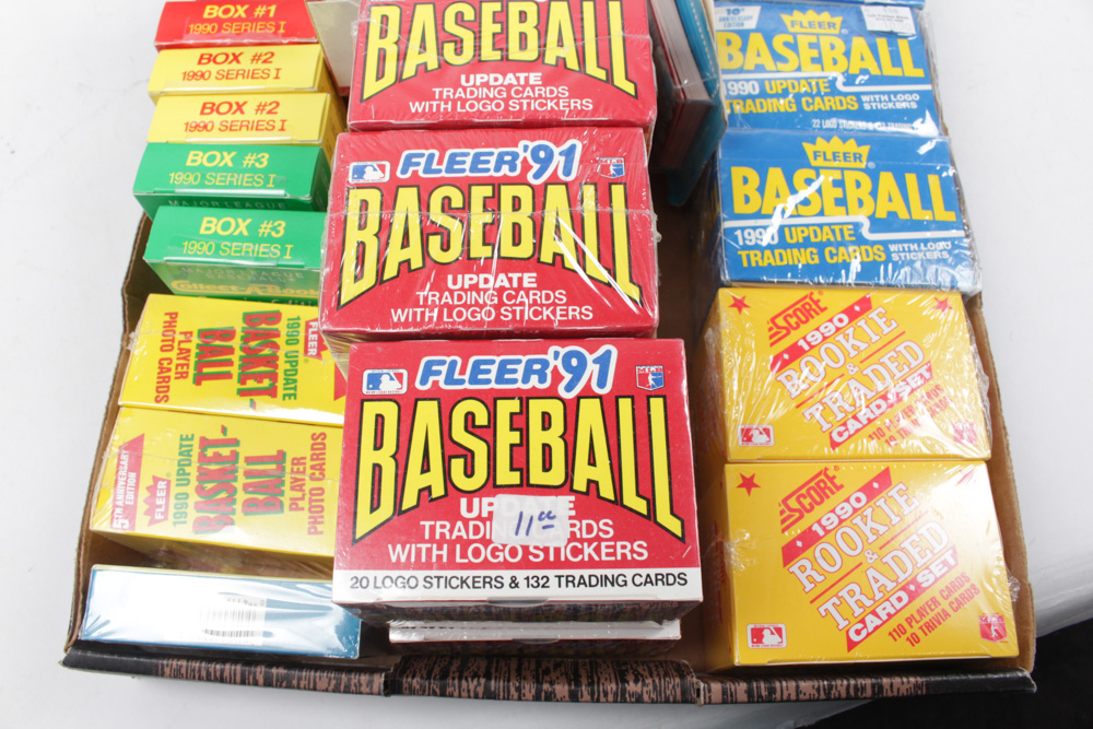 1990s Sealed Baseball Trading Card Sets