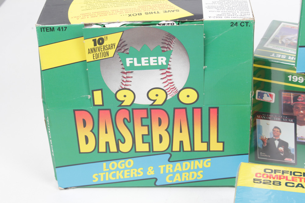 1990s Sealed Baseball Trading Card Sets