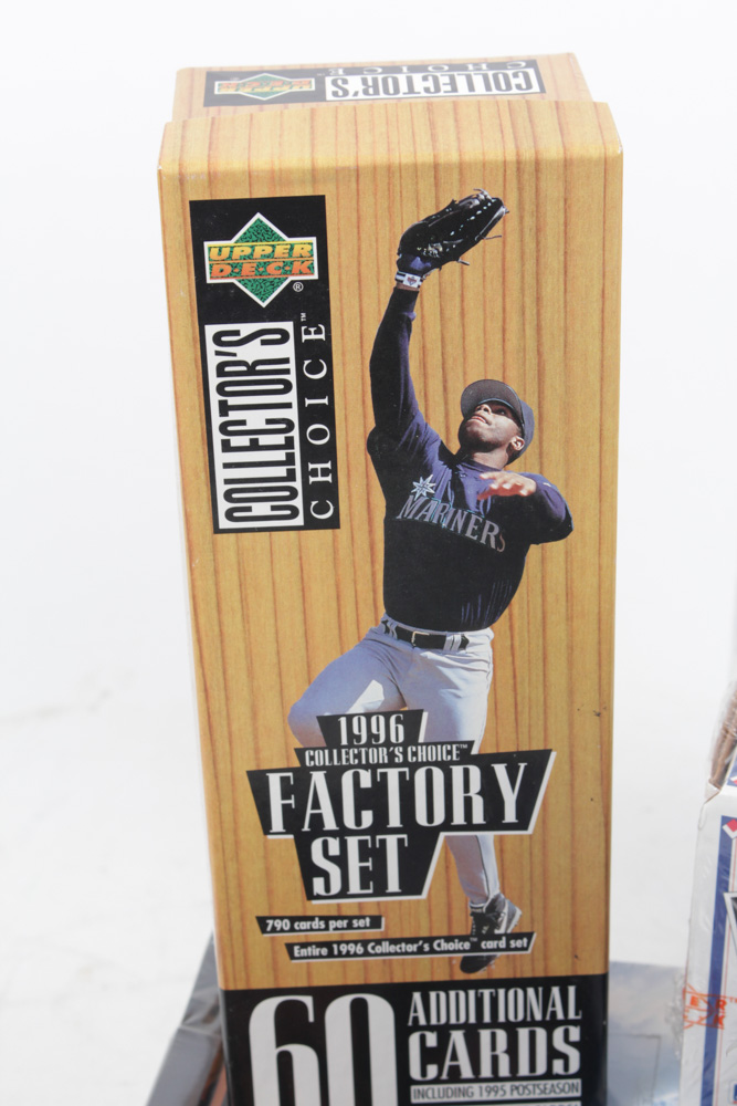 1990s Upper Deck Sealed Baseball Card Sets, including Sealed 1993 Upper Deck SP