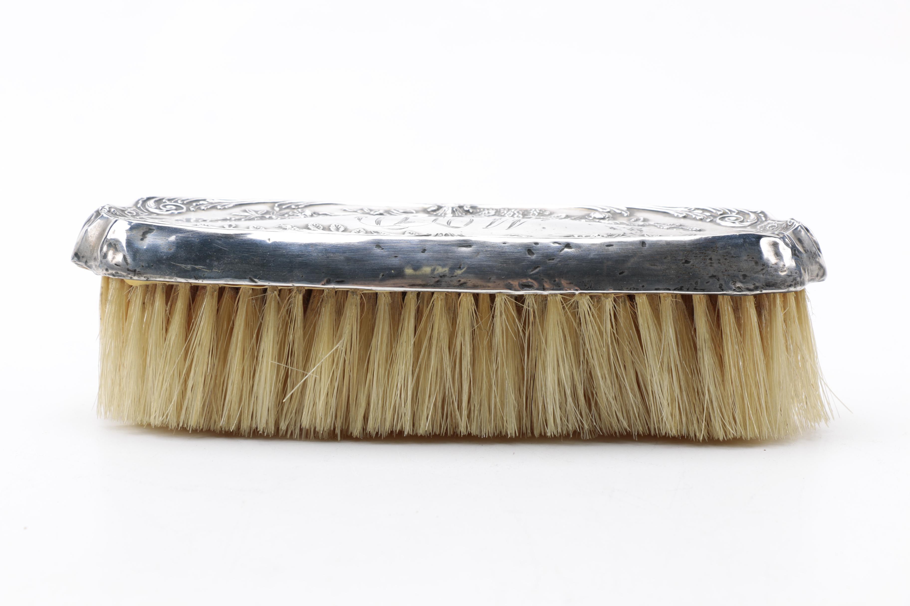 Sterling and Silver Plate Silver Vanity Pieces