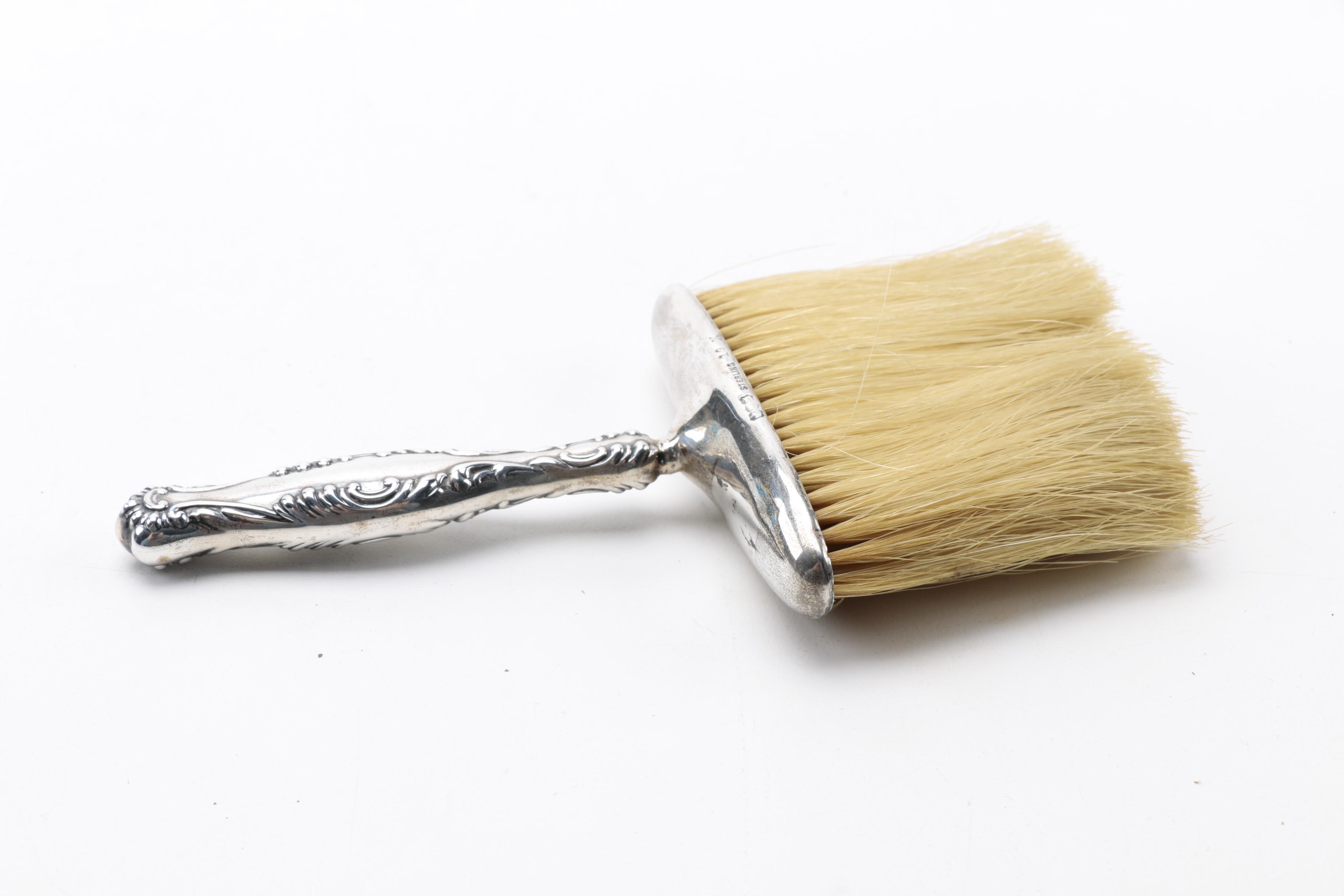 Sterling and Silver Plate Silver Vanity Pieces