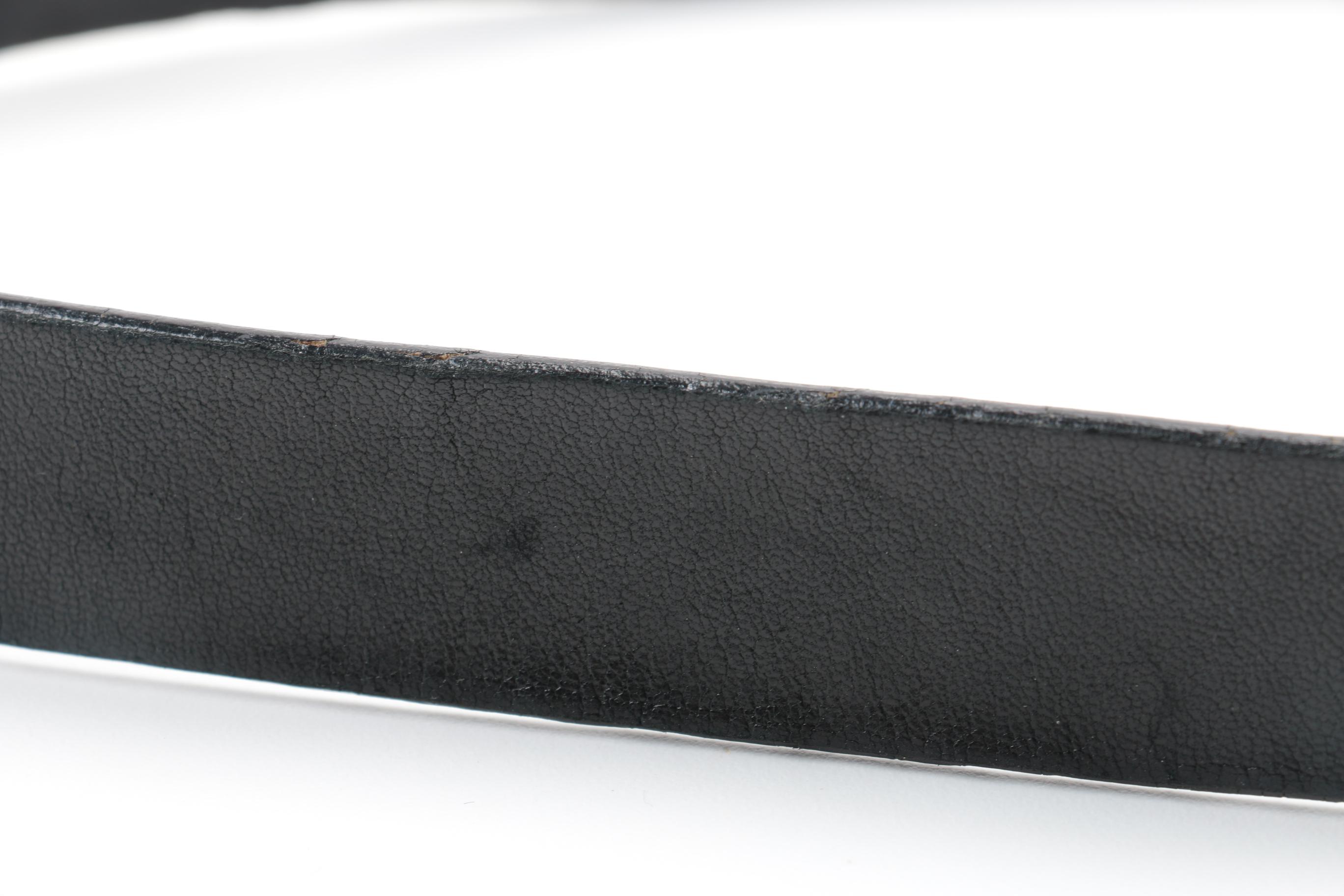 Prada and Gucci Leather Belts