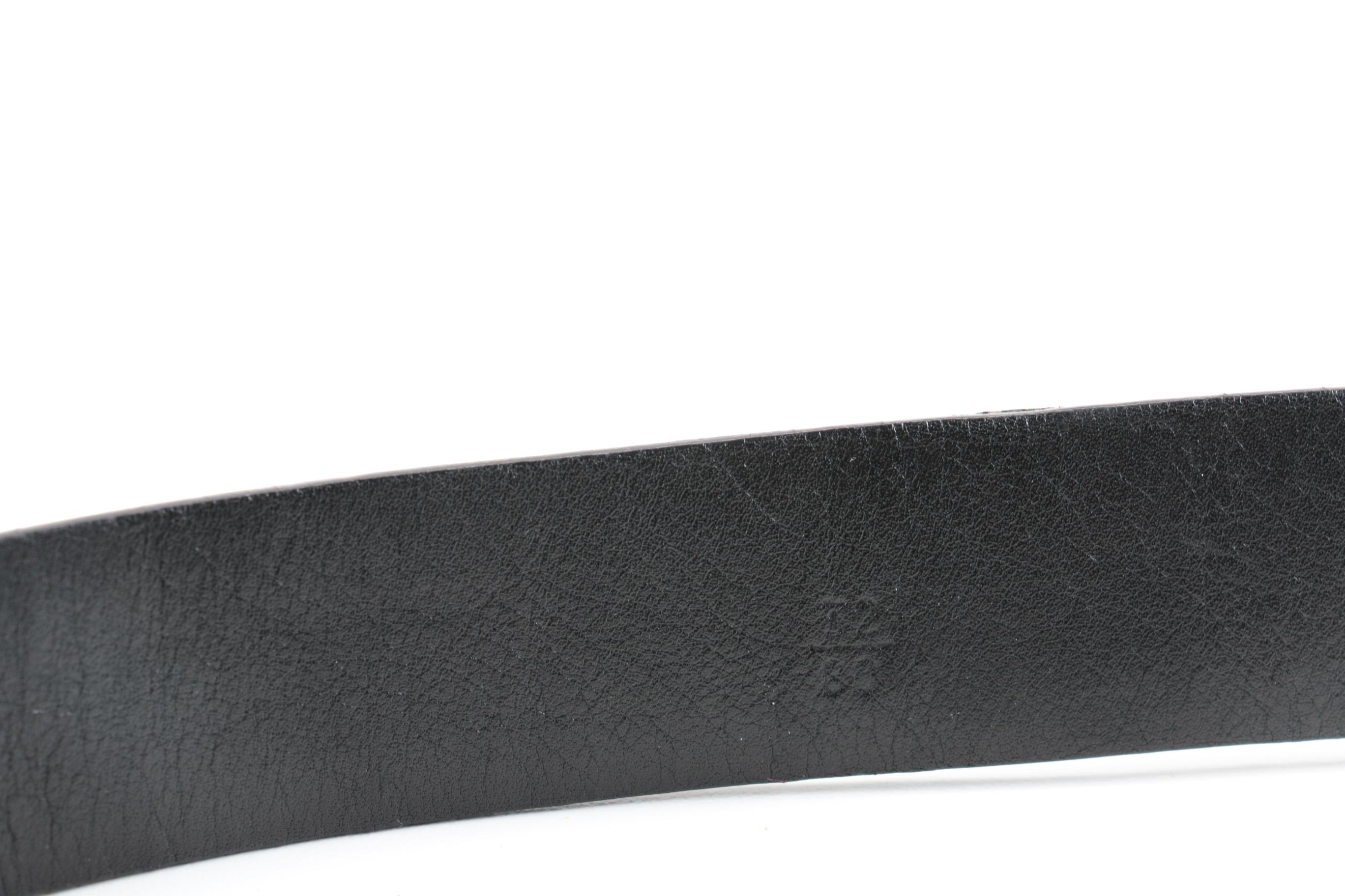 Prada and Gucci Leather Belts