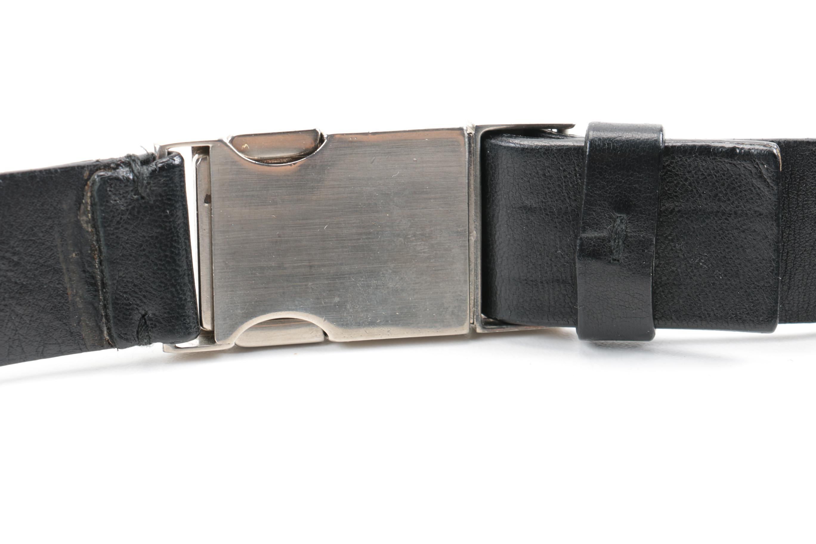 Prada and Gucci Leather Belts