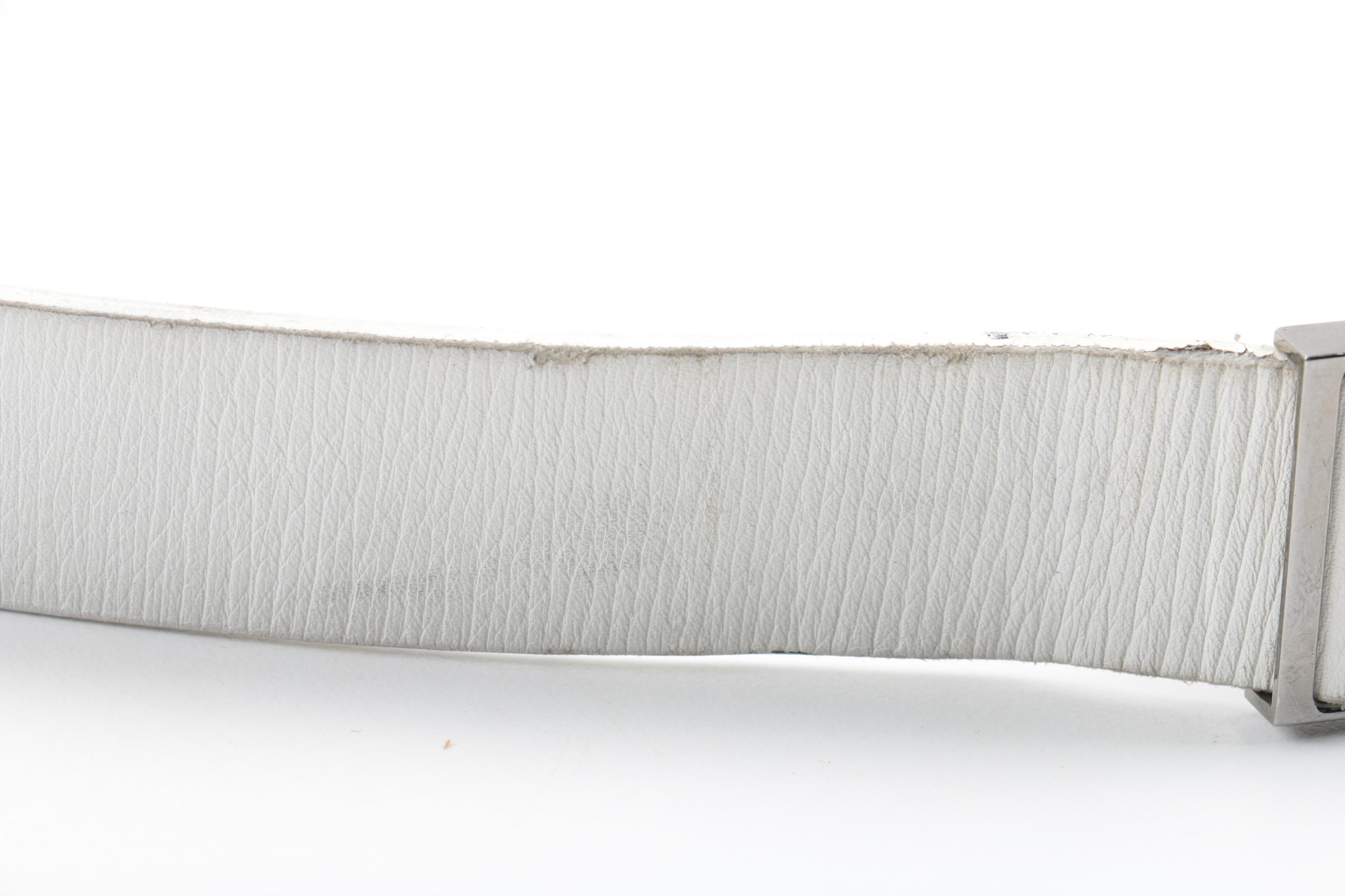 Prada and Gucci Leather Belts