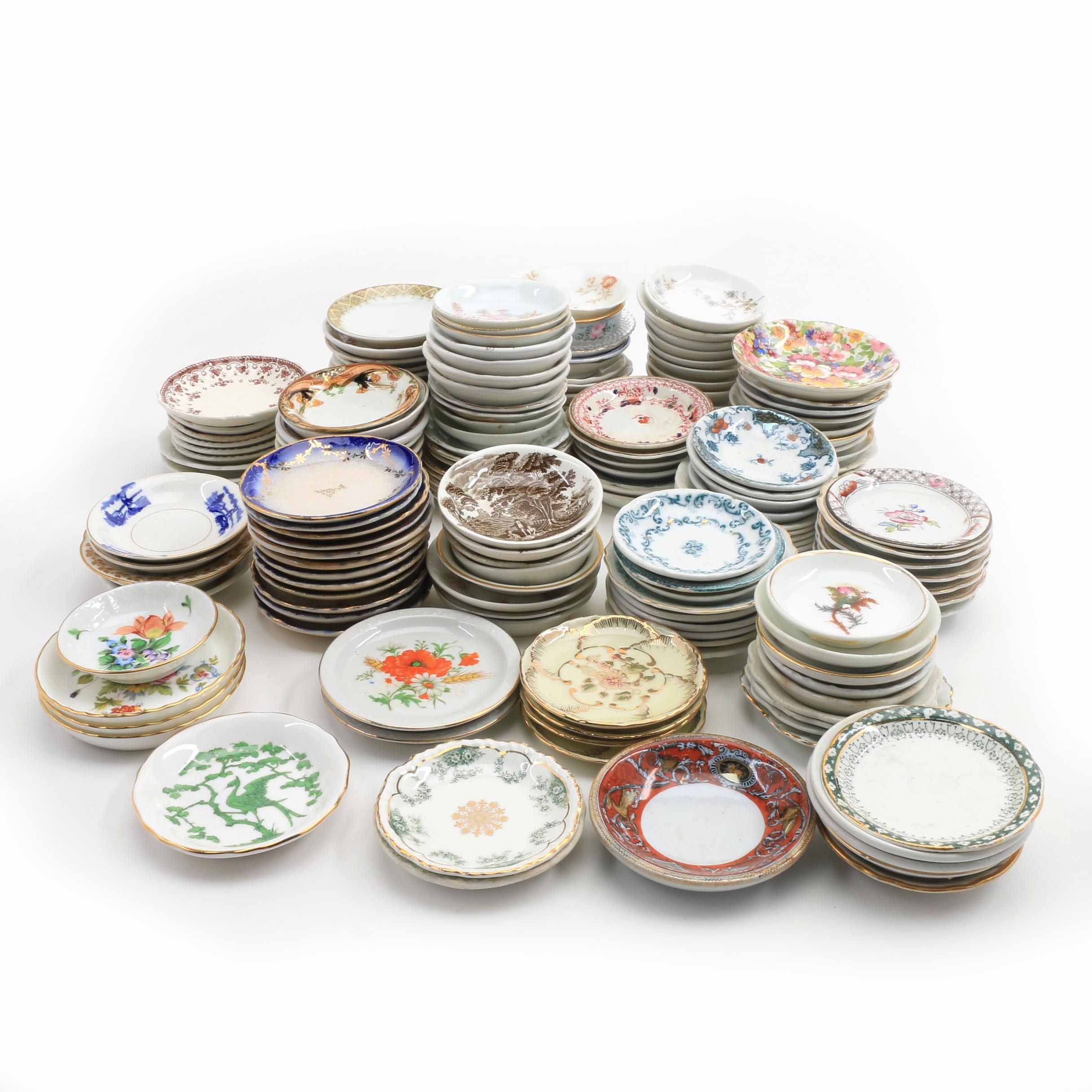 A Collection Of Over 140 Butter Pats