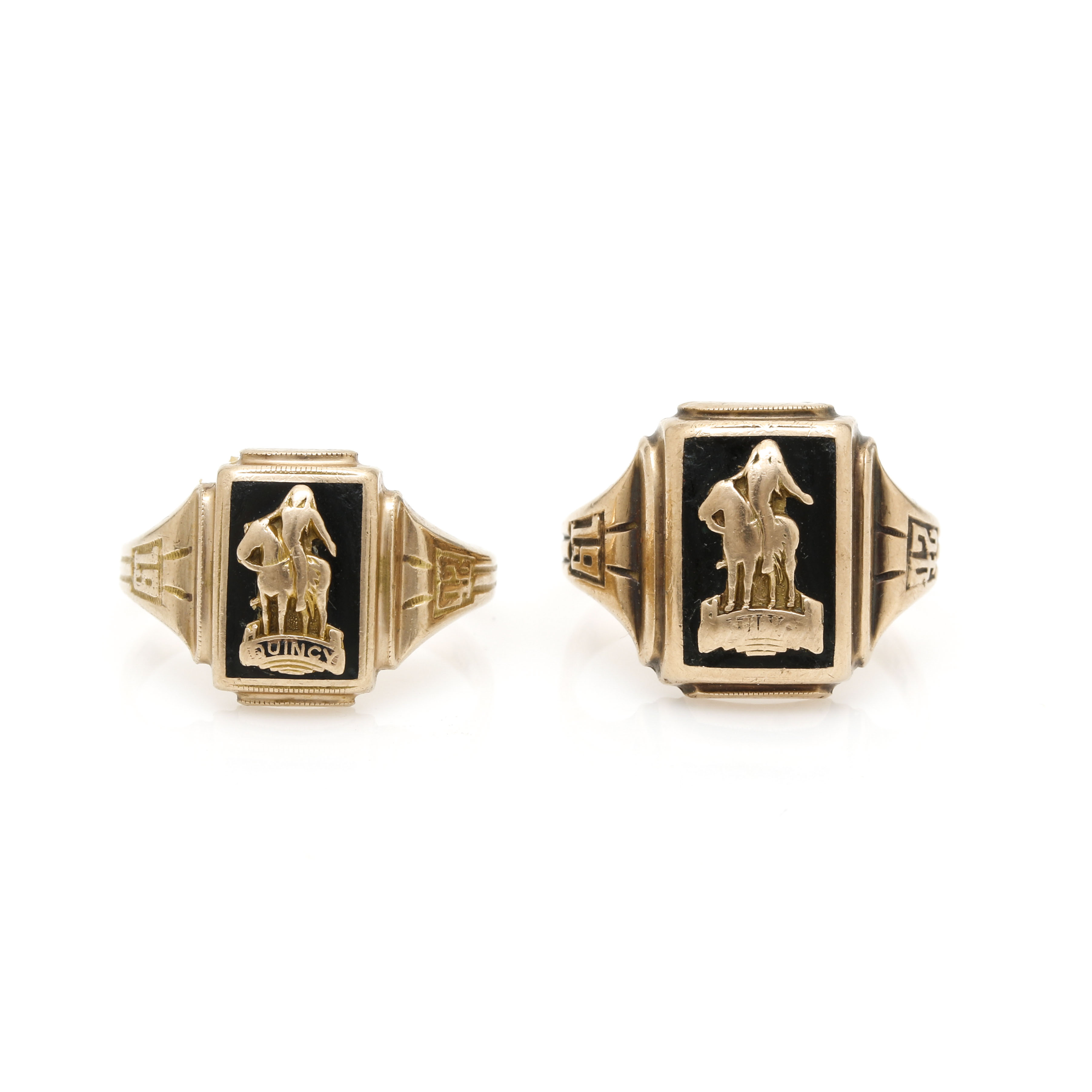 10K Yellow Gold Class Rings