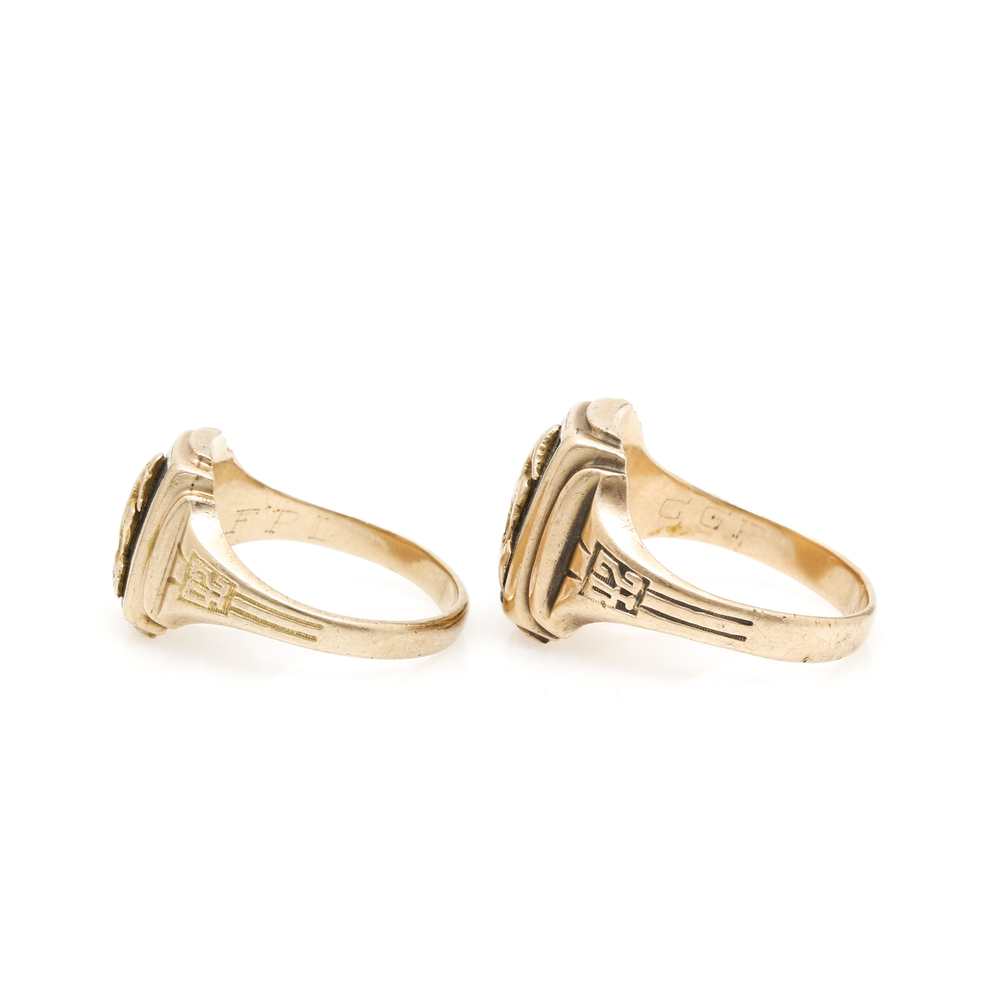 10K Yellow Gold Class Rings
