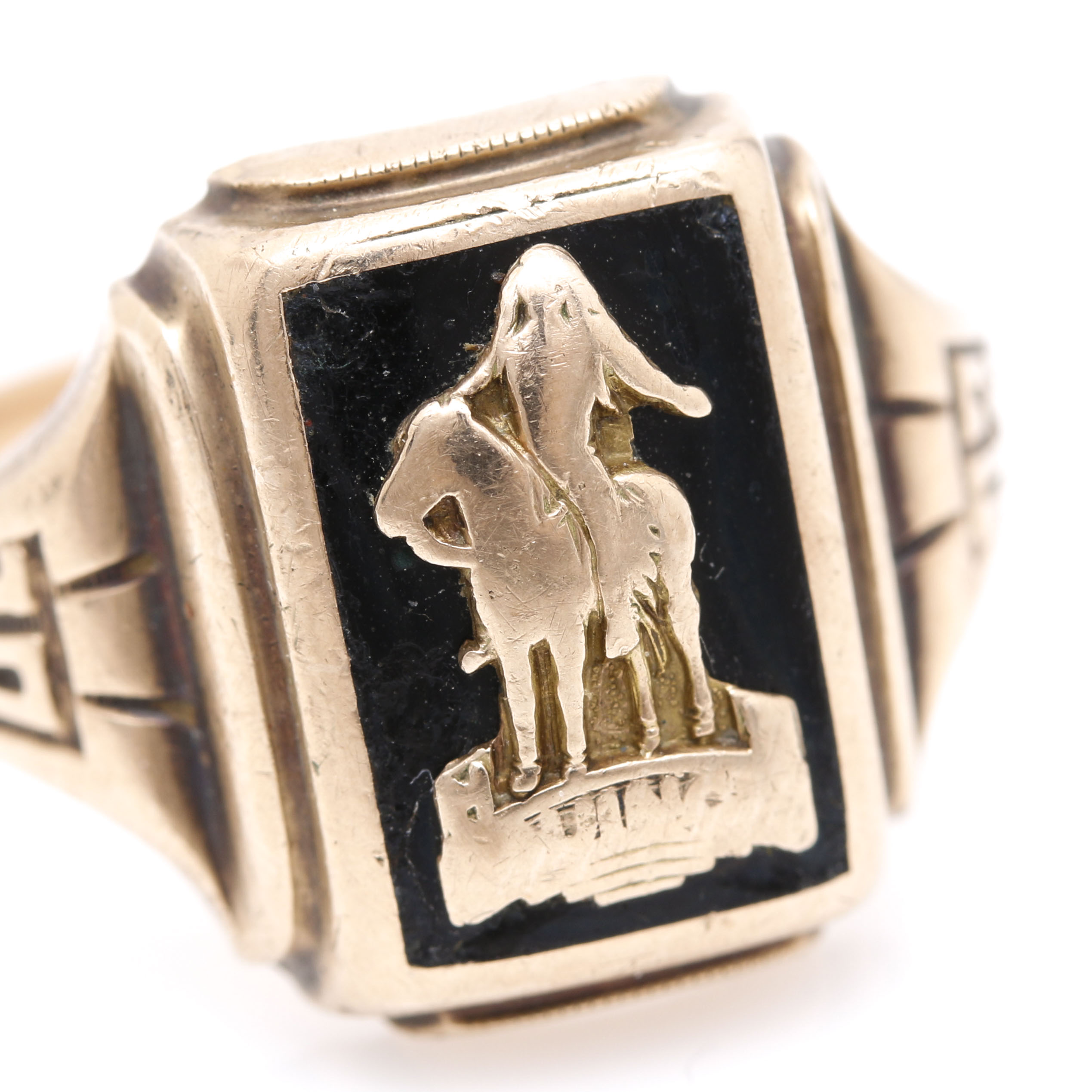 10K Yellow Gold Class Rings