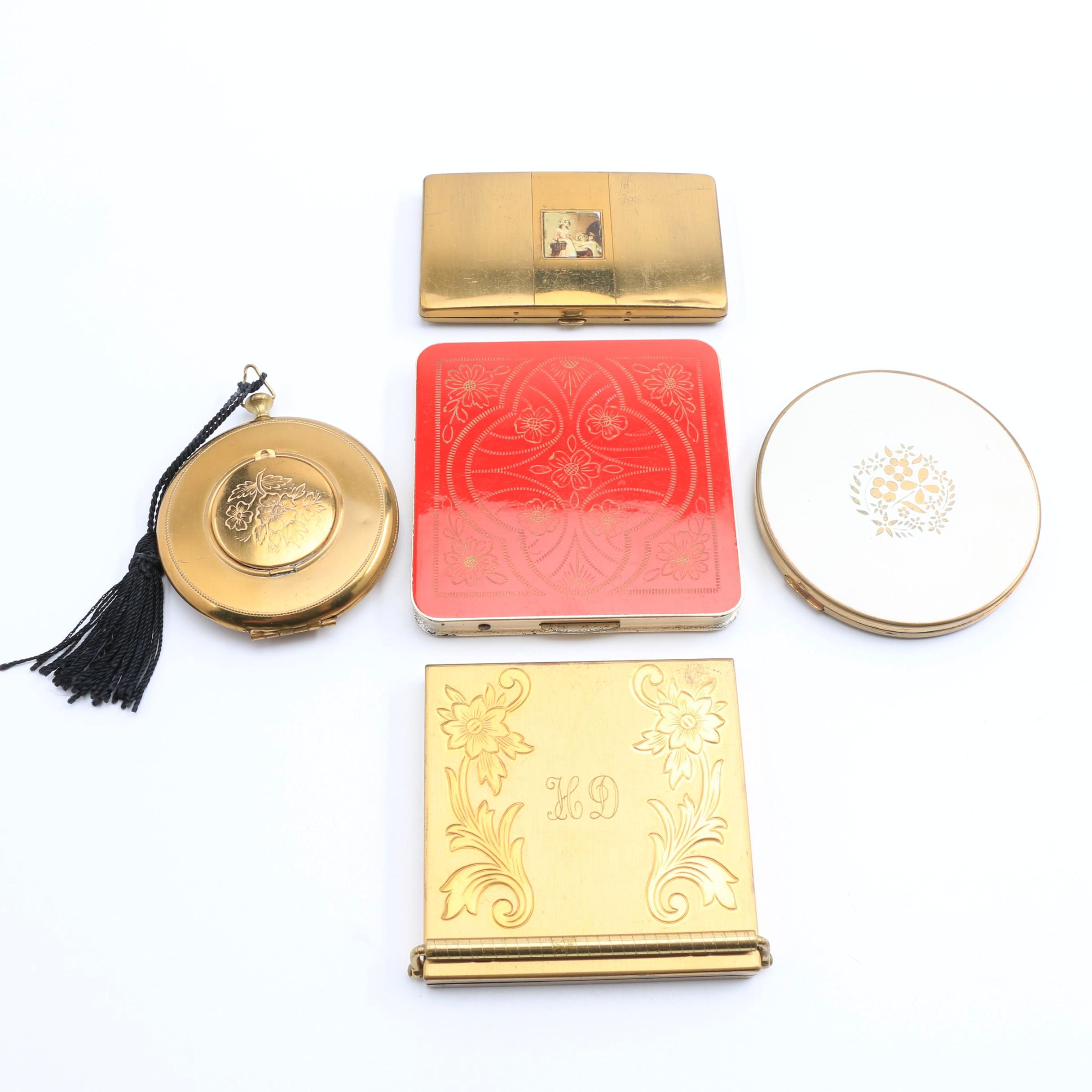 Vintage Compacts Including Volupte