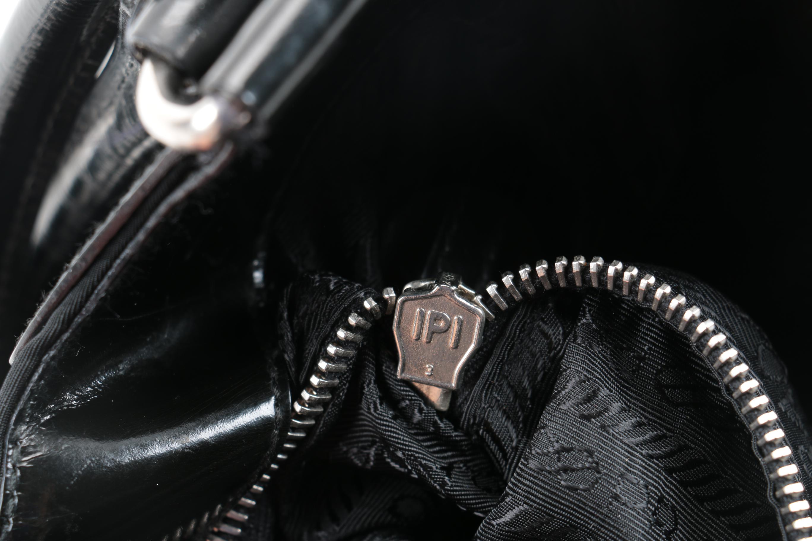 Prada Nylon and Leather Shoulder Bag