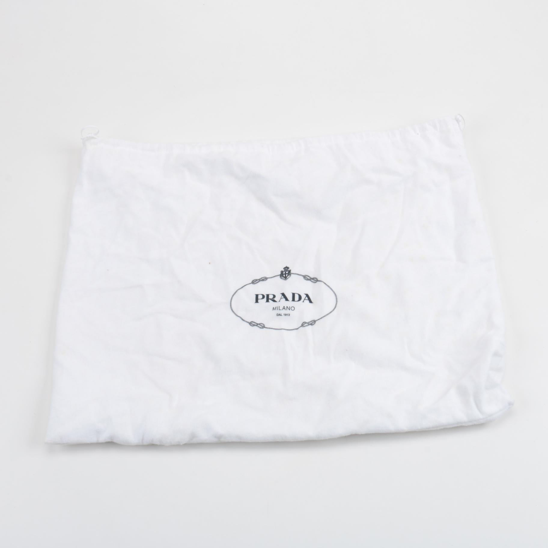 Prada Nylon and Leather Shoulder Bag