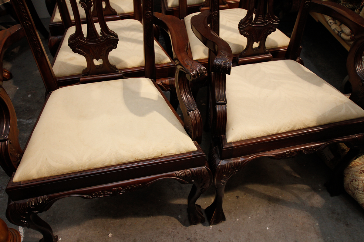 Collection of Chippendale Style Chairs by Handycraft Furniture