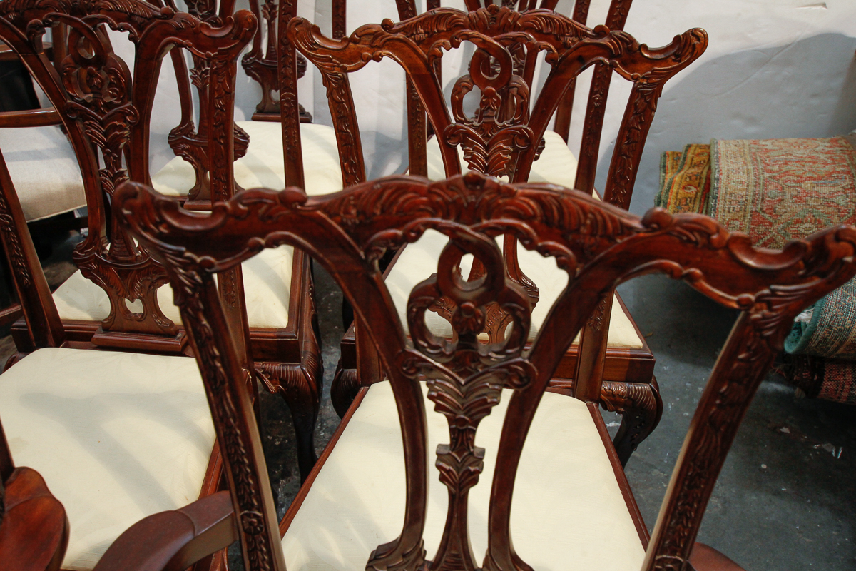 Collection of Chippendale Style Chairs by Handycraft Furniture