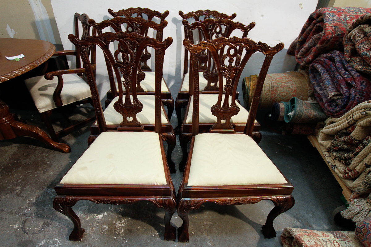 Collection of Chippendale Style Chairs by Handycraft Furniture