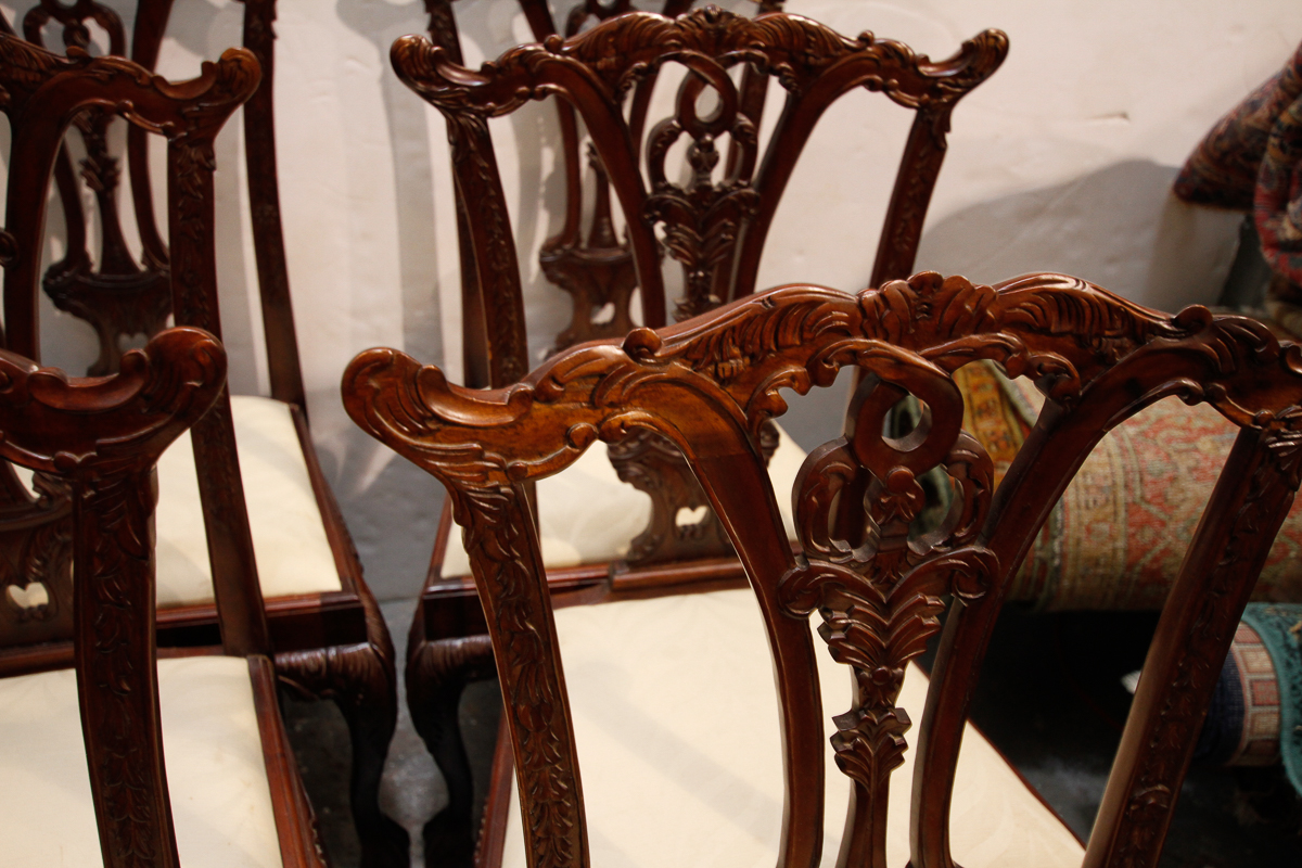 Collection of Chippendale Style Chairs by Handycraft Furniture