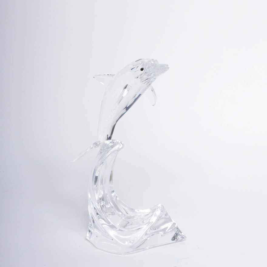 Swarovski Large Dolphin Crystal Figurine