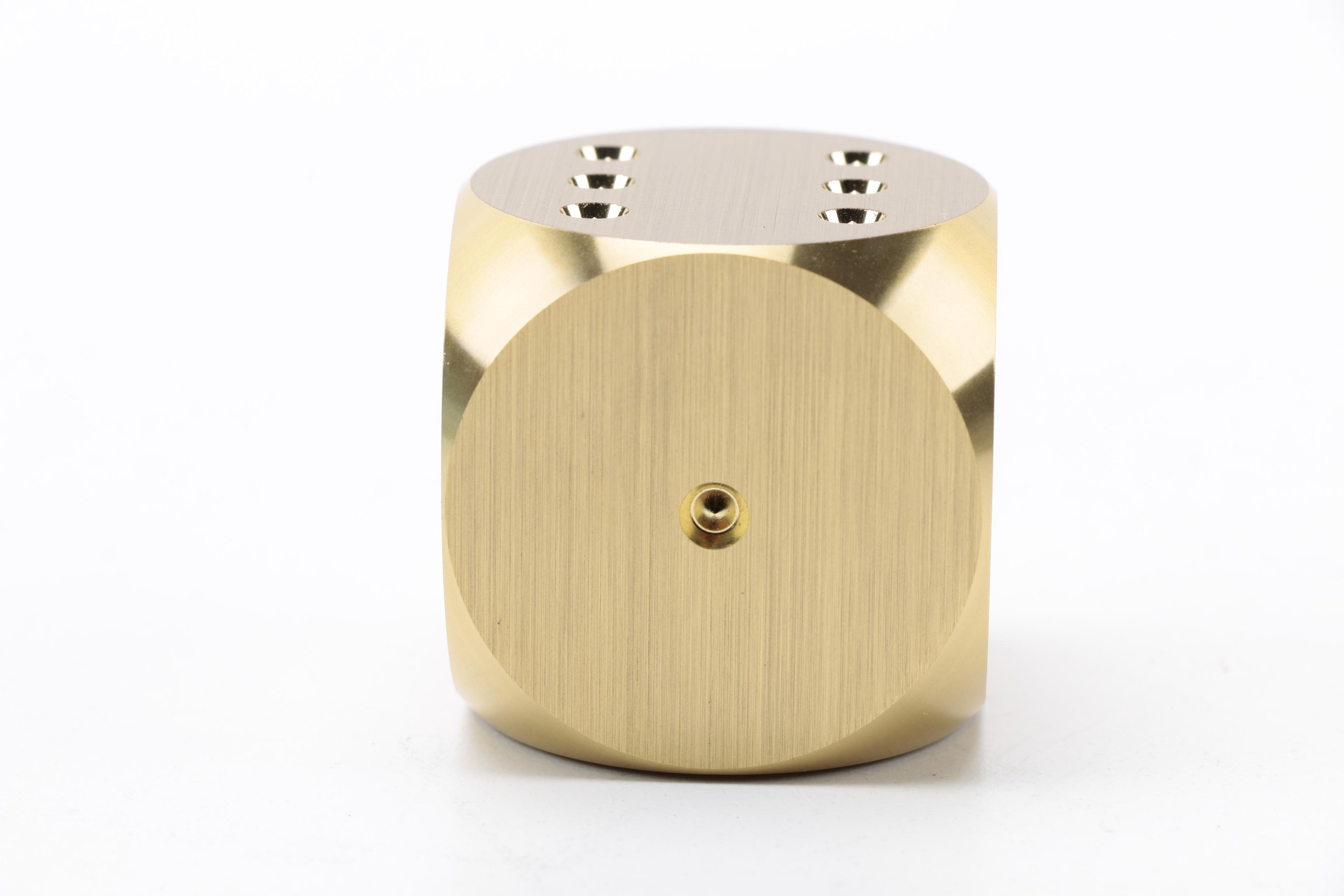 Tiffany Dore Bronze Dice Clock