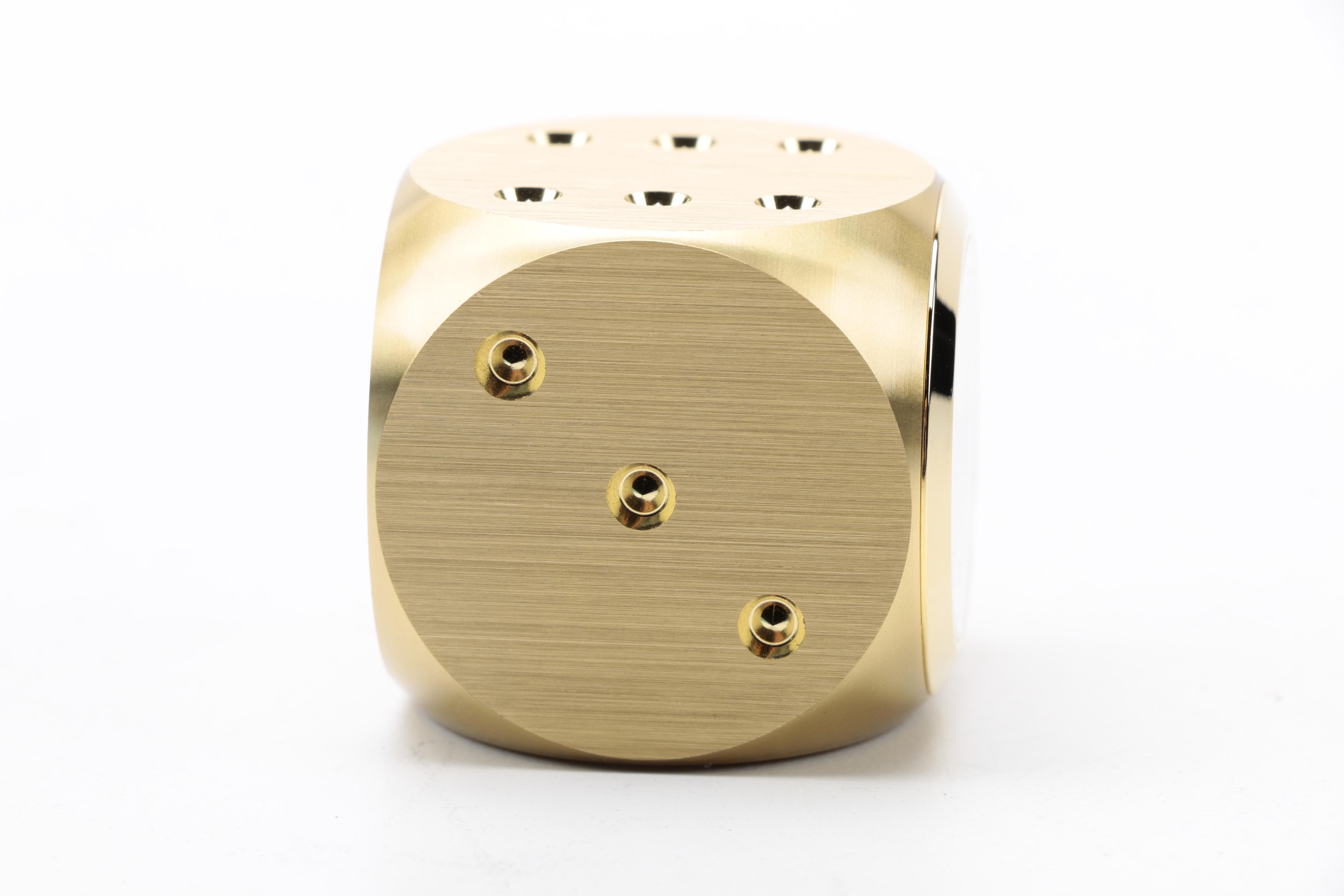 Tiffany Dore Bronze Dice Clock