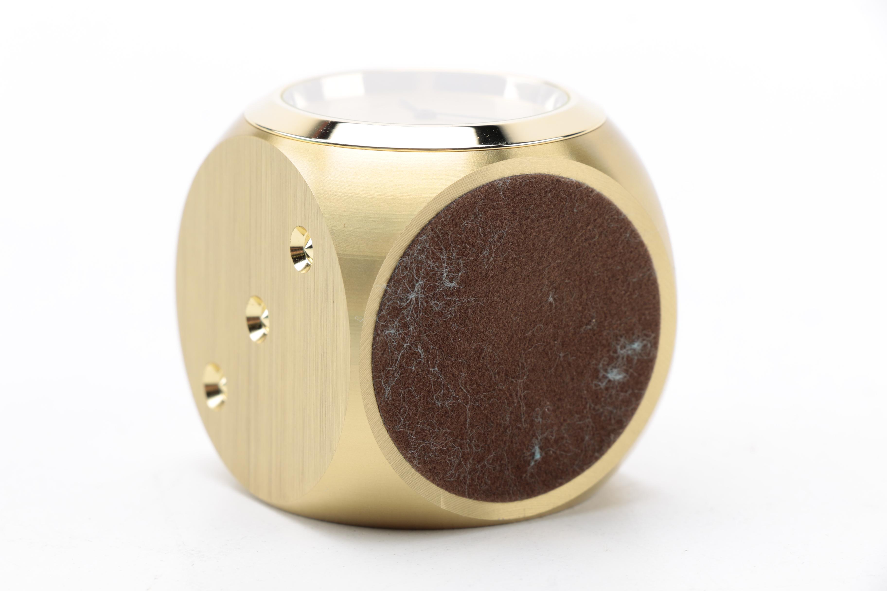 Tiffany Dore Bronze Dice Clock