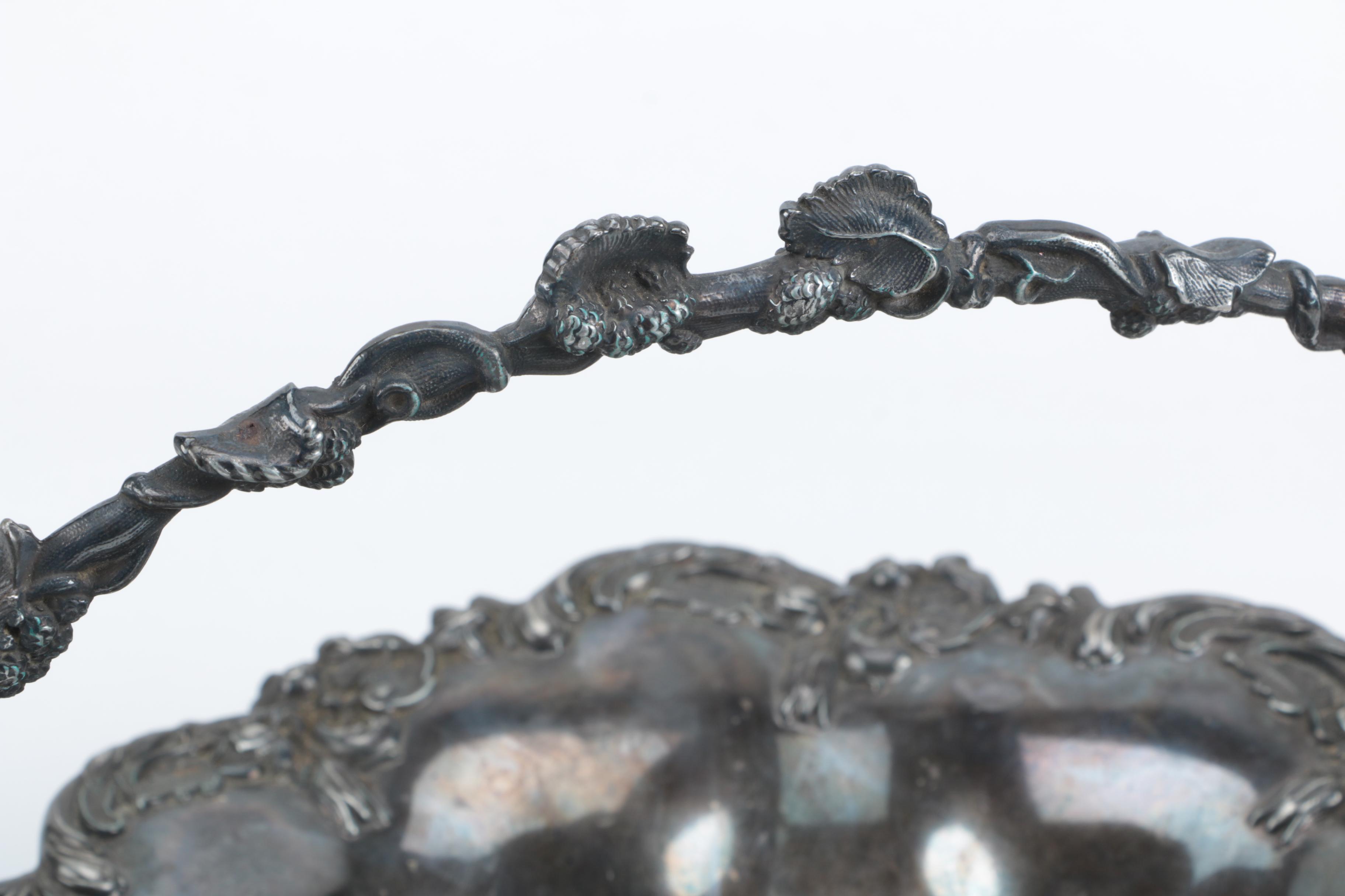 Meriden Britannia Co. Silver Plate Bride's Basket