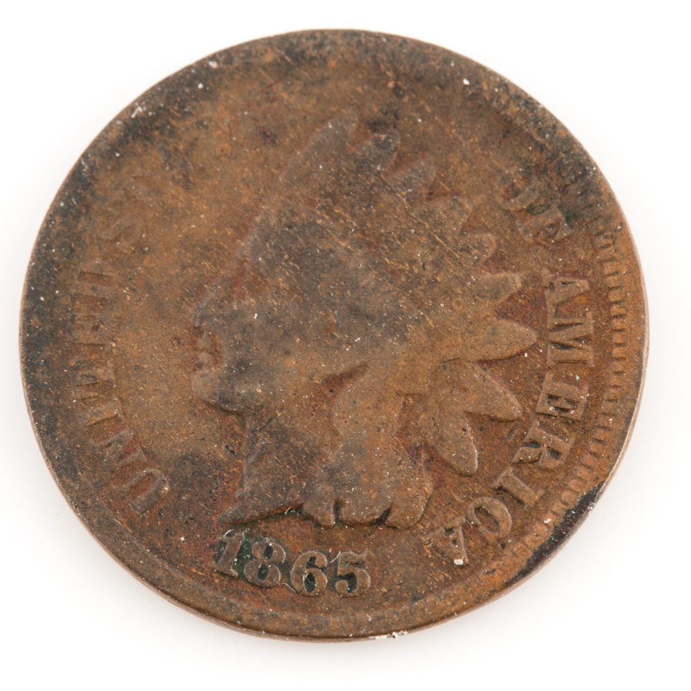 1865 Indian Head Cent