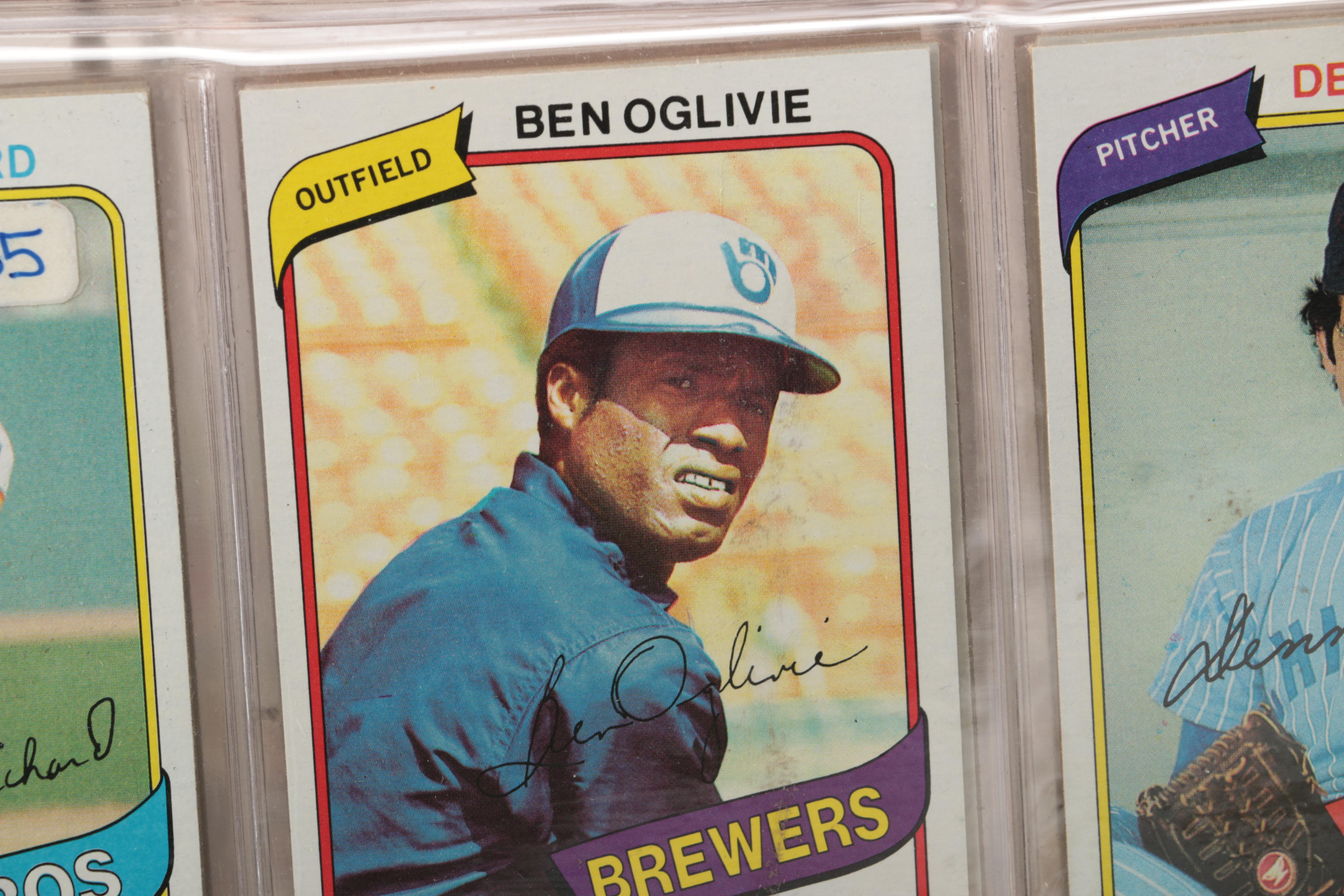 Collection of 1980 Topps Baseball Cards