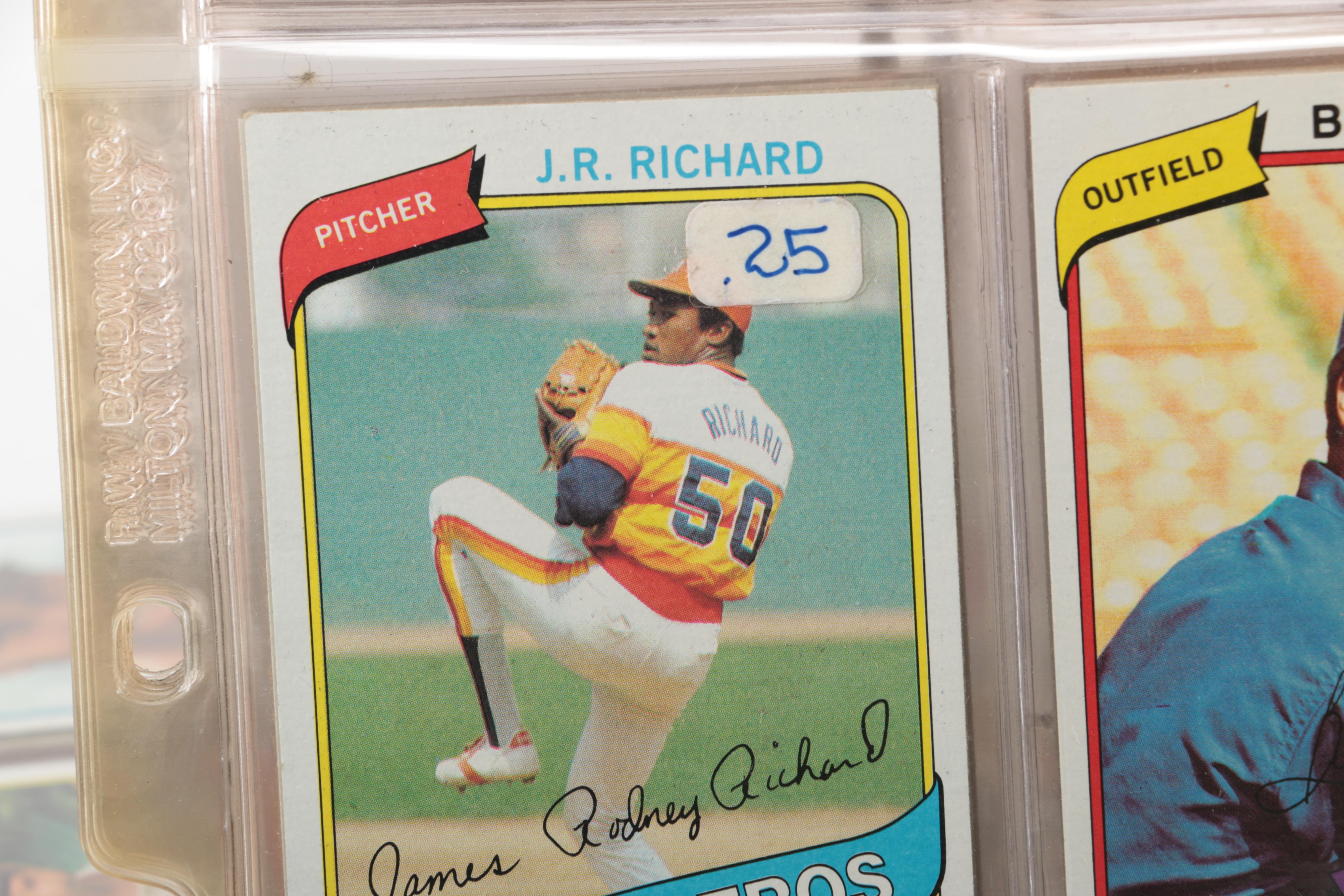 Collection of 1980 Topps Baseball Cards