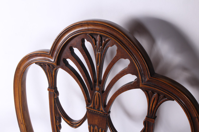 Vintage Hepplewhite Style Dining Chairs