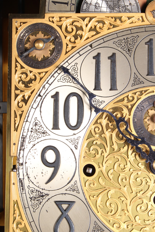 Antique Herschede Hall Clock Company Grandfather Clock