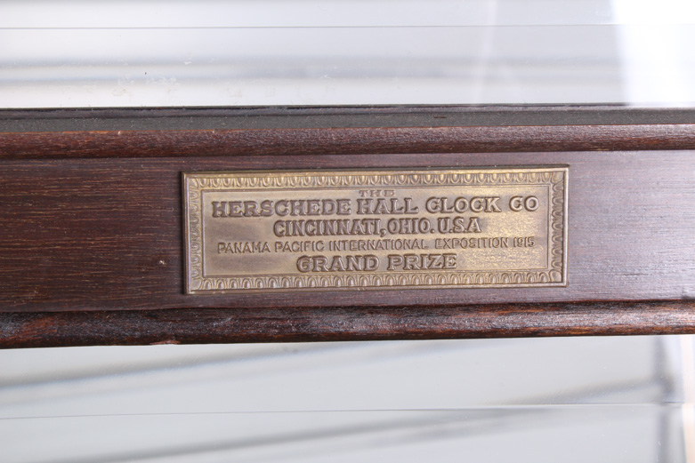 Antique Herschede Hall Clock Company Grandfather Clock
