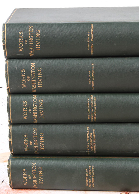 Ten-Volume Collection of "The Works of Washington Irving"