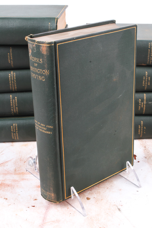 Ten-Volume Collection of "The Works of Washington Irving"