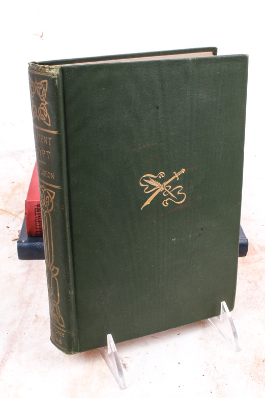 Vintage Books with an Egyptian Theme