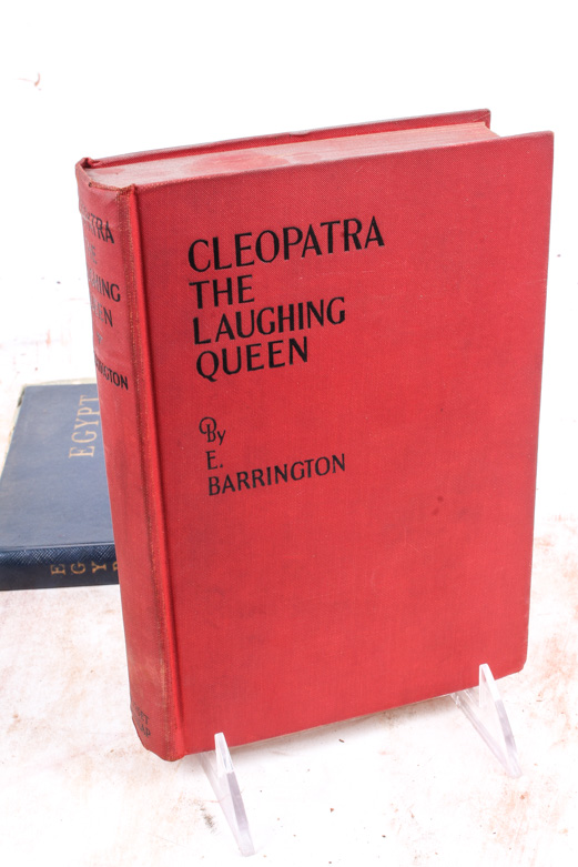 Vintage Books with an Egyptian Theme