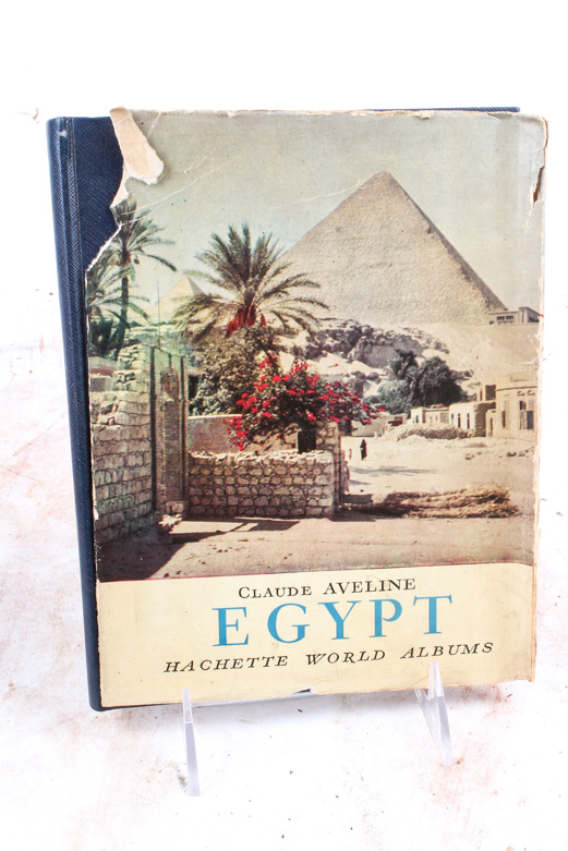 Vintage Books with an Egyptian Theme