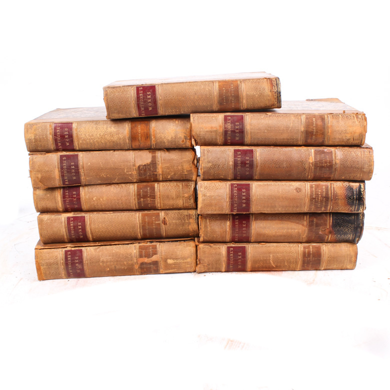 1885 Set of Works by Nathaniel Hawthorne