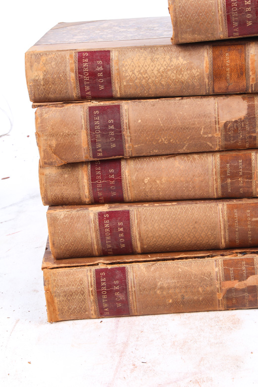 1885 Set of Works by Nathaniel Hawthorne