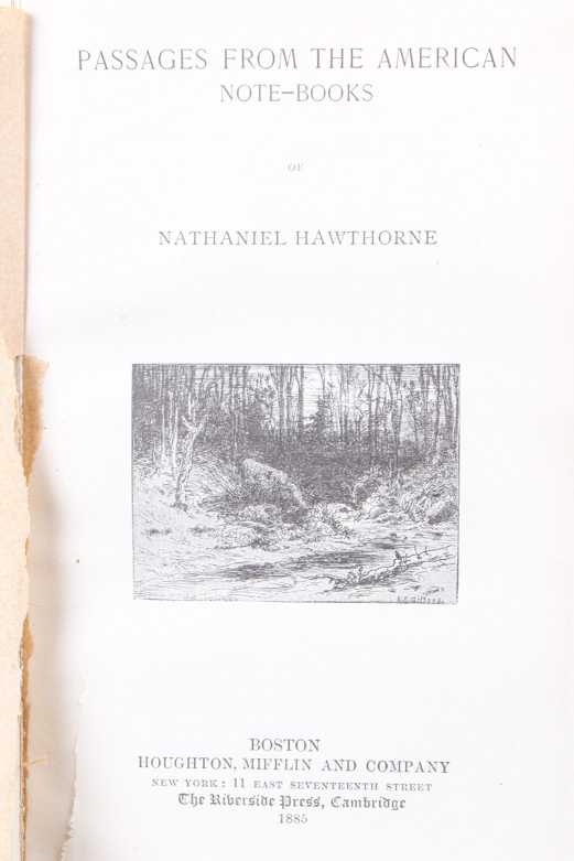 1885 Set of Works by Nathaniel Hawthorne