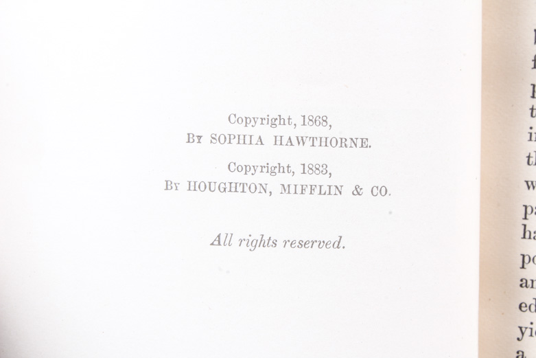1885 Set of Works by Nathaniel Hawthorne