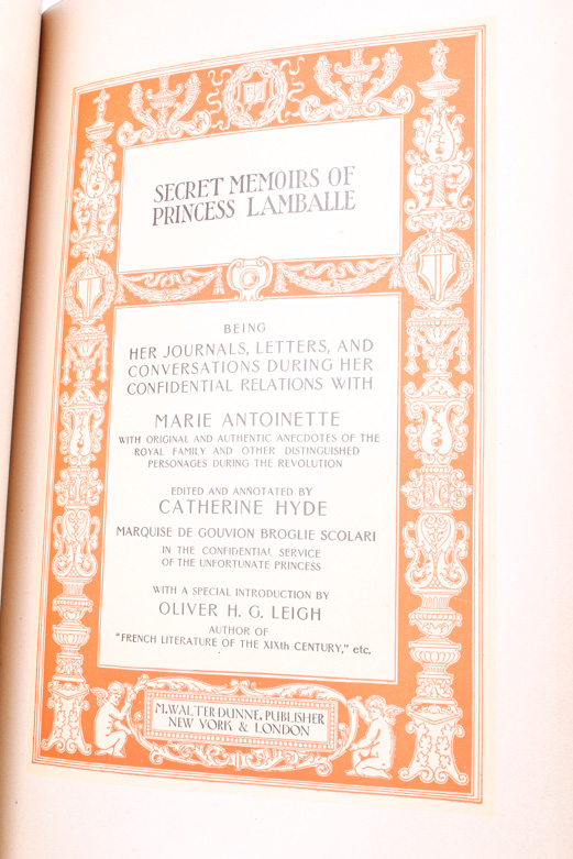 "Memoirs and Secret Chronicles of the Courts of Europe" Collection