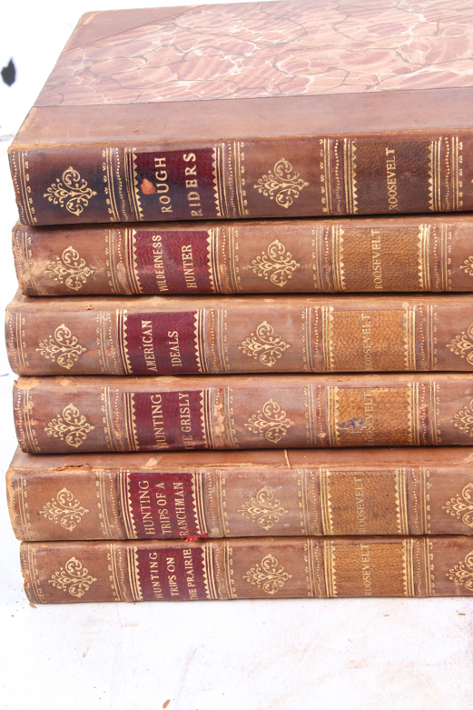 1900 Multi-Volume Set of Works by Theodore Roosevelt